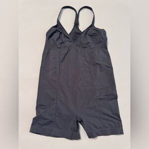 Spanx Women's Mid-Thigh Sculpting Bodysuit Tank Gray Shapewear XL